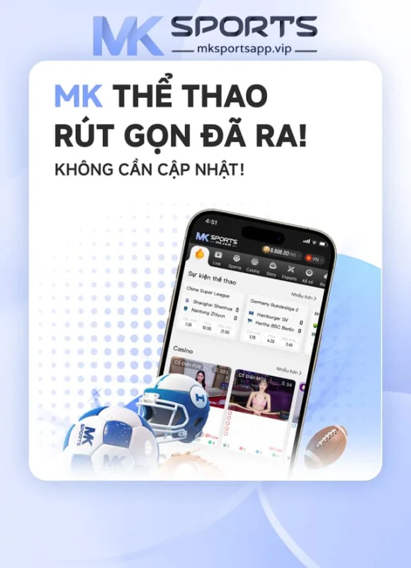 MK Sports Ứng Dụng Thể Thao Rút Gọn